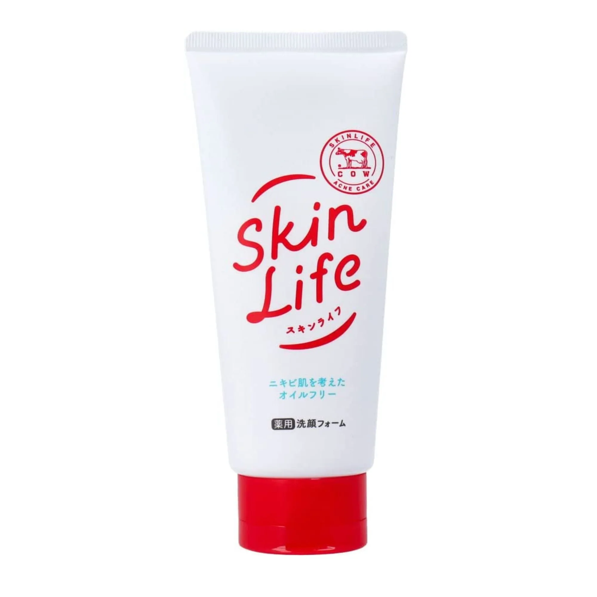 Cow brand Skin Life Facial Cleansing Foam Medicated Acne Care 130g