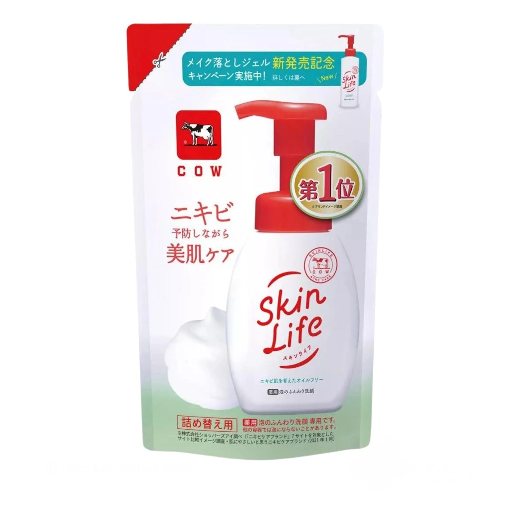 Cow brand Skin Life Facial Wash Refill 140ml
