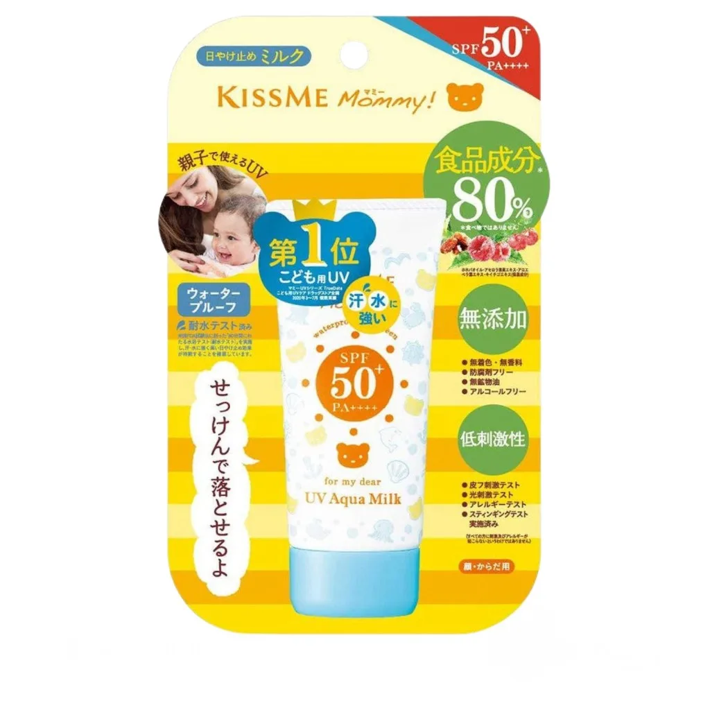 Isehan Kiss Me Mommy UV Aqua Milk SPF 50+ PA++++ 50g Isehan Kiss Me Mommy UV Aqua Milk SPF 50+ PA++++ 50g